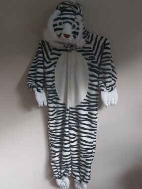 Tiger Costume Romper Black & White